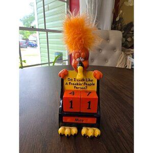 Perpetual Desk Calendar "Do I look like I am a freaking people person" Day / Mon